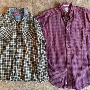 Set of 3 button down mens shirts